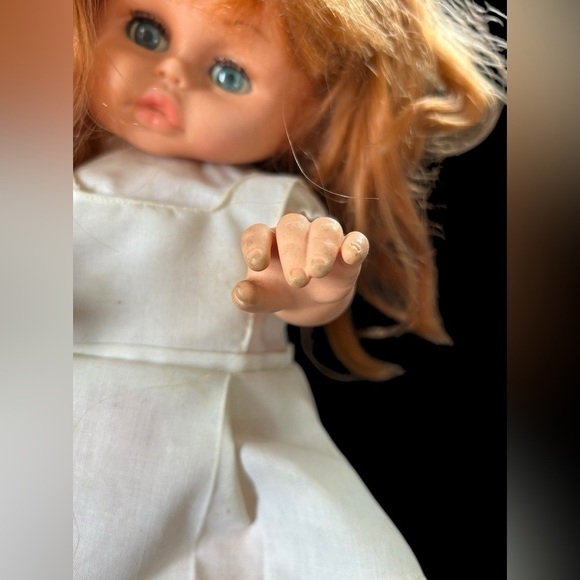 Rare Vintage Jesmar Girl Doll Red Hair and Blue Eyes - Picture 13 of 15